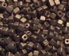 50g 3x3mm Matte Amethyst Bronze Lustre Tiny Cubes